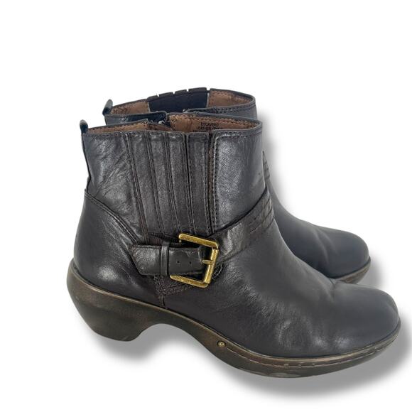 EASY SPIRIT Women's Black Booties Comfort Sole 8  Retro Preppy Boho - Picture 5 of 7